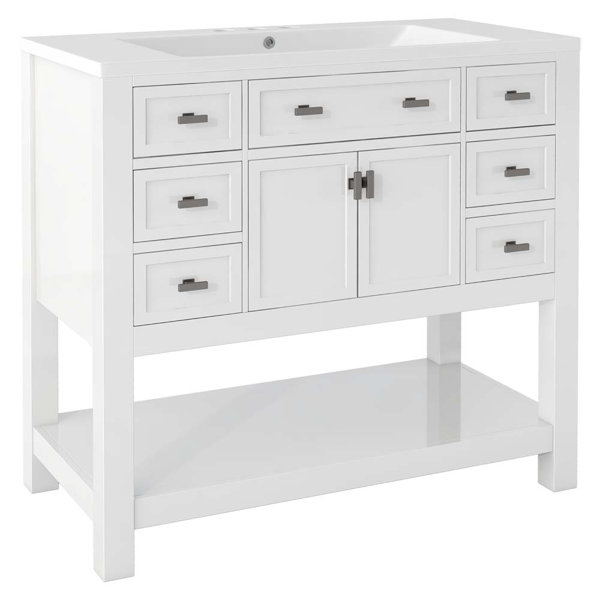 Tusuton 35.2'' Single Bathroom Vanity with Sink | Wayfair
